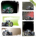Retro motorcycle Royalty Free Stock Photo