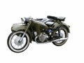 Retro motorcycle Royalty Free Stock Photo