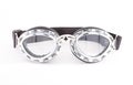 Retro motorcycle goggles Royalty Free Stock Photo