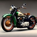 retro motorcycle harley-davidson knucklehead