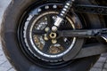 Retro motorcycle wheels and parts