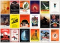 Retro movie poster and cinema advertising collection
