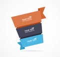 Retro navigation vintage banner 1,2,3 concept Royalty Free Stock Photo