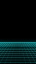 retro neon blue green themed background