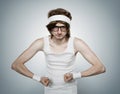 Retro nerd Royalty Free Stock Photo