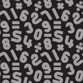 Retro numbers pattern 6