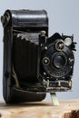 A retro old bellows camera Royalty Free Stock Photo