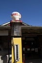 Retro old fashioned vintage fuel pump.