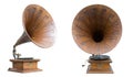 Retro old gramophone Royalty Free Stock Photo