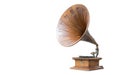 Retro old gramophone Royalty Free Stock Photo