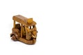 Retro Old Toy Tricycle Obsolete Wooden