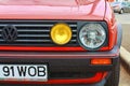 Old retro Volkswagen Golf Mk2 Royalty Free Stock Photo