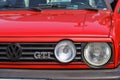 Old retro Volkswagen Golf Mk2 Royalty Free Stock Photo