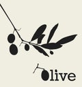 Retro olive design