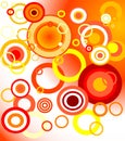 Retro orange background Royalty Free Stock Photo