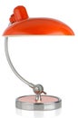 Retro orange table lamp Royalty Free Stock Photo