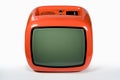 Retro orange TV