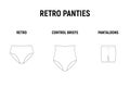 Retro panties set.