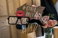 Retro Party set Glasses, hats, lips, mustaches, masks design photo booth party wedding funny pictures