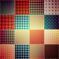 Retro patchwork pattern.