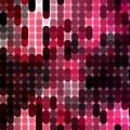 Retro pattern of geometric mosaic shapes with squares. Vector Royalty Free Stock Photo