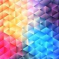 Retro pattern of geometric shapes. Colorful mosaic backdrop. Geo