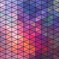 Retro pattern of geometric shapes. Triangle colorful mosaic back Royalty Free Stock Photo