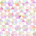 Retro pattern of geometric shapes. Triangle colorful mosaic back. Pattern with rainbow color hexagons Royalty Free Stock Photo