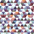 Retro pattern of geometric shapes. Triangle colorful mosaic back. Pattern with rainbow color hexagons Royalty Free Stock Photo