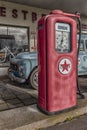 Retro Petrol Pump and Car