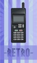 Retro phone Royalty Free Stock Photo