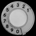 Retro phone dial Royalty Free Stock Photo