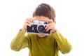 Retro photo camera Royalty Free Stock Photo