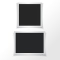 Retro photo frames. Vector illustration Royalty Free Stock Photo