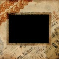 Retro photo framework Royalty Free Stock Photo