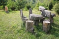 Retro picnic table