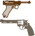 Retro pistols