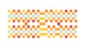 Retro Pixel Grid Pattern with Warm Colors, vector design Generative AI Royalty Free Stock Photo