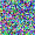 Retro pixel multicolored abstract pattern