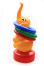 retro plastic elephant toy Royalty Free Stock Photo