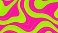 Retro Pop Art Pattern Bubblegum Pink and Lime Green Delight