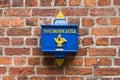 Retro Postbox in the Germany Royalty Free Stock Photo