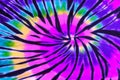 Colorful Tie Dye Swirl Spiral Design Pattern Royalty Free Stock Photo