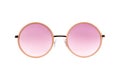 Retro psychedelic round sunglasses