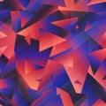 Retro purple color triangle pattern