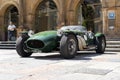 Retro racing sports car Jaguar