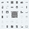 retro radio apparatus icon. Electro icons universal set for web and mobile