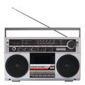 Retro radio cassette player