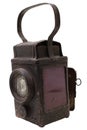 The retro railroad lantern Royalty Free Stock Photo