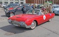 Retro rally. Ford Thunderbird.